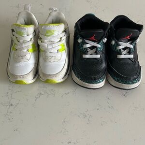 Nike: 7C Toddler. Air Max 90 and Air Jordan